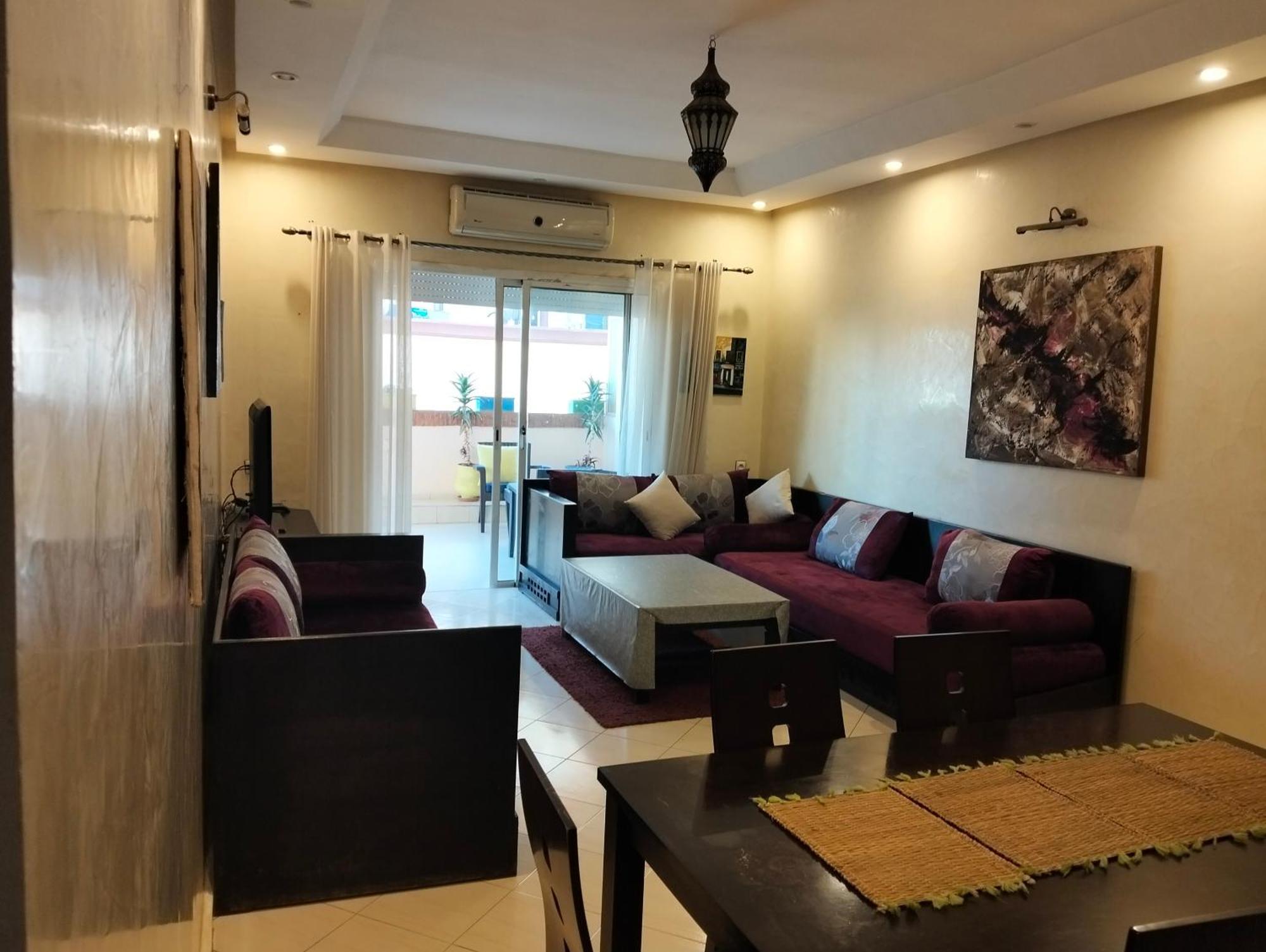 Appart Najia Au Centre Kenitra Avec Grande Terrasse Room photo